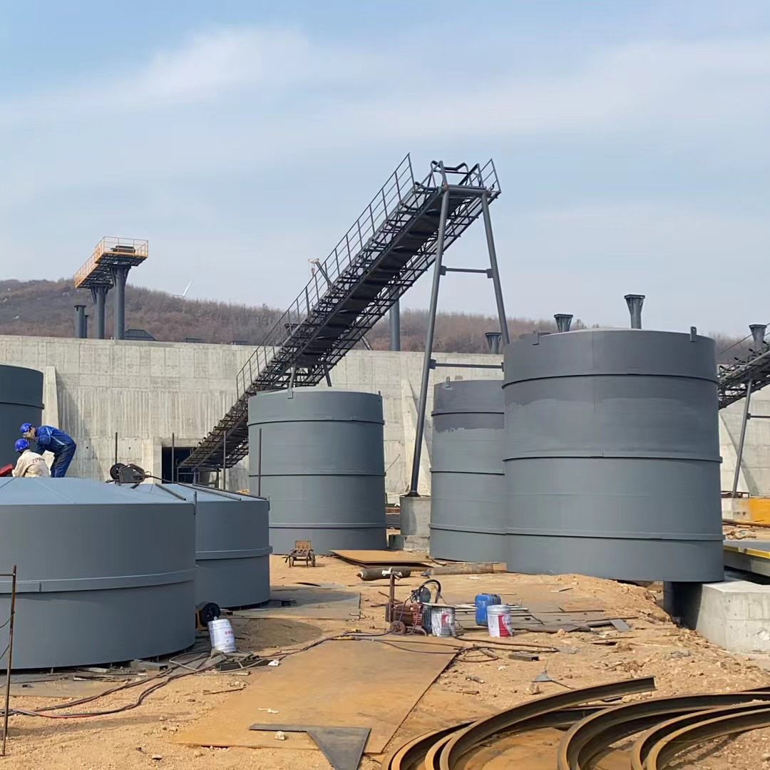 焊接鋼板倉(cāng)河南項(xiàng)目月底試運(yùn)行